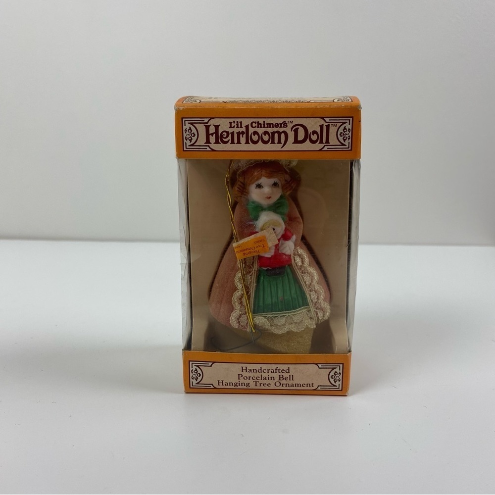 Vintage Jasco Lil Chimers Heirloom Porcelain Doll Item No. Hanging Ornament
